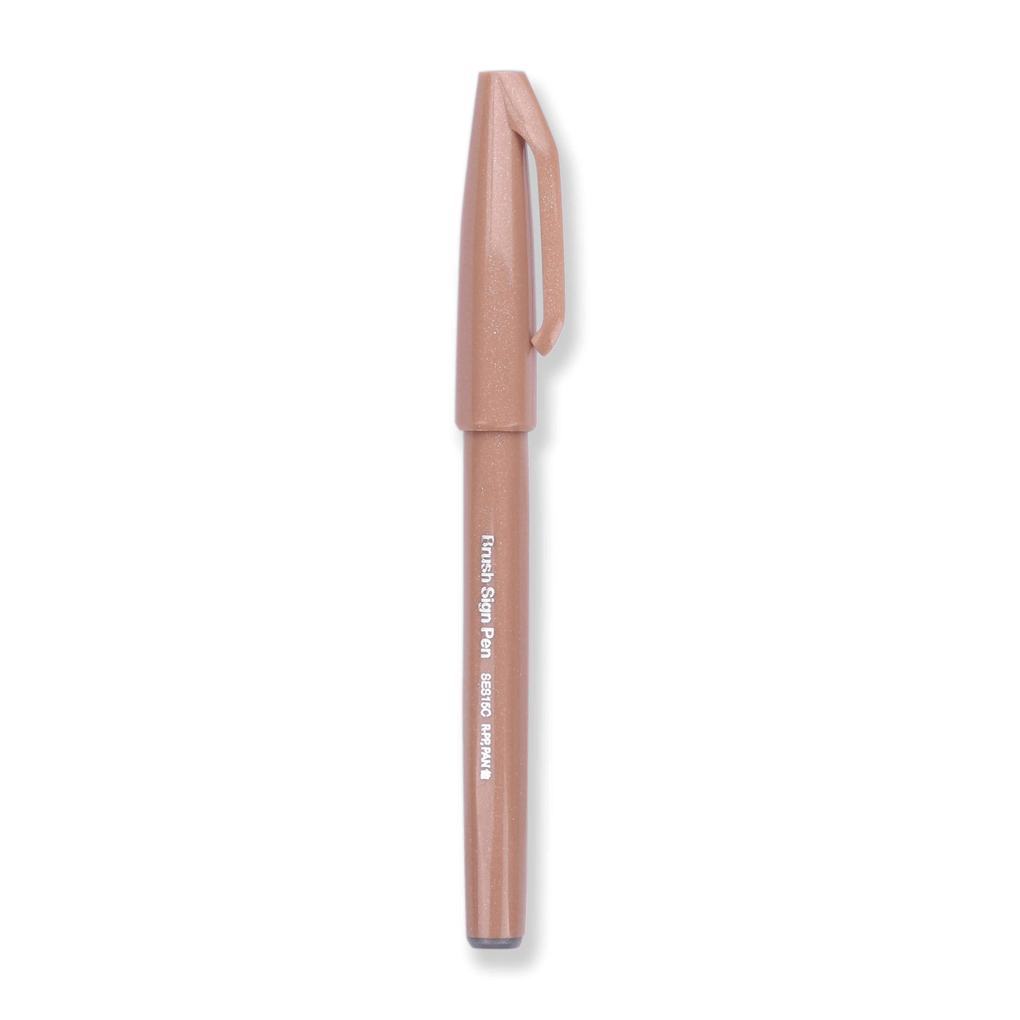 Pentel Fude Touch Brush Sign Pen - Pale Brown - 2020 New Colors